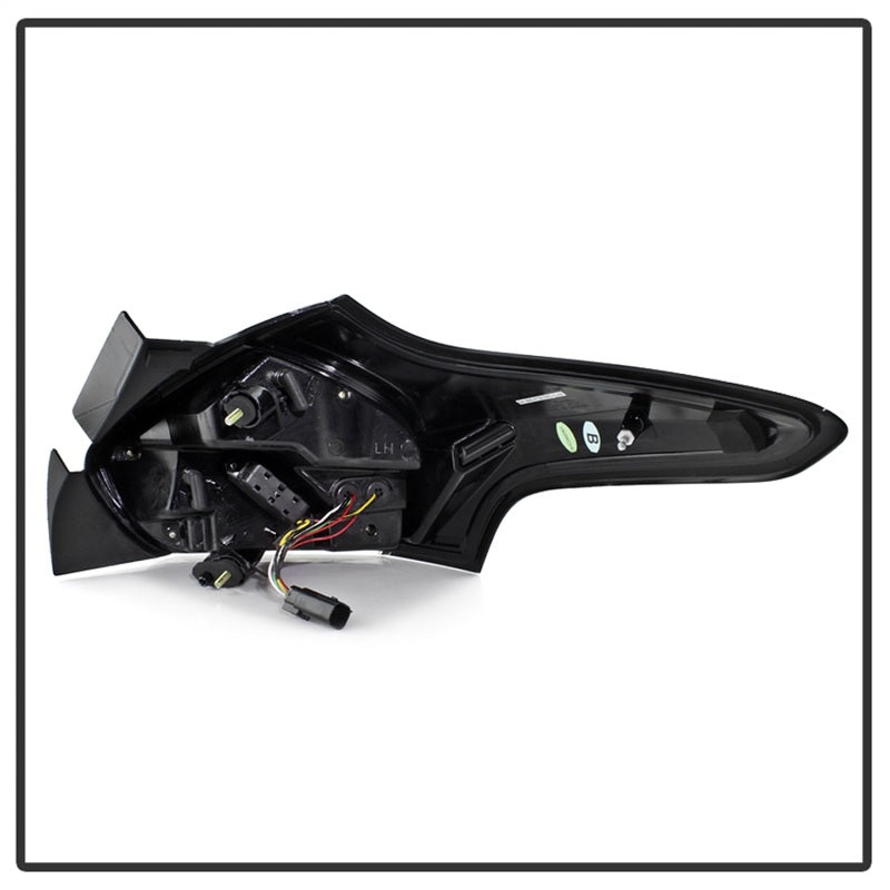 Spyder 15-17 Ford Focus Hatch LED Tail Lights w/Indicator/Reverse - Red Clr (ALT-YD-FF155D-LED-RC) 5085726
