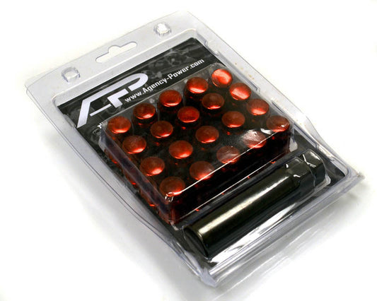 FR SPORT Agency Power AP Tuner Lugs 12 x 1.50 Closed End Wheel Lug Nuts - Blue AP-UNI-400BL