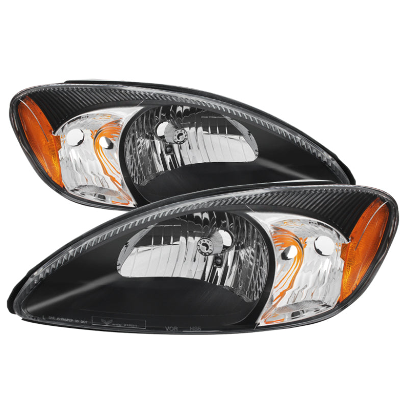 FR SPORT SPYDER Xtune Ford TaurUS 2000-2007 Crystal Headlights Black HD-JH-FTA00-AM-BK 9024740