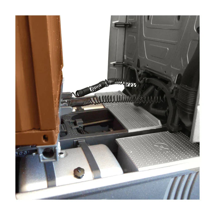 NZG Trailer Flatbed for Shipping Containers Black 1:18