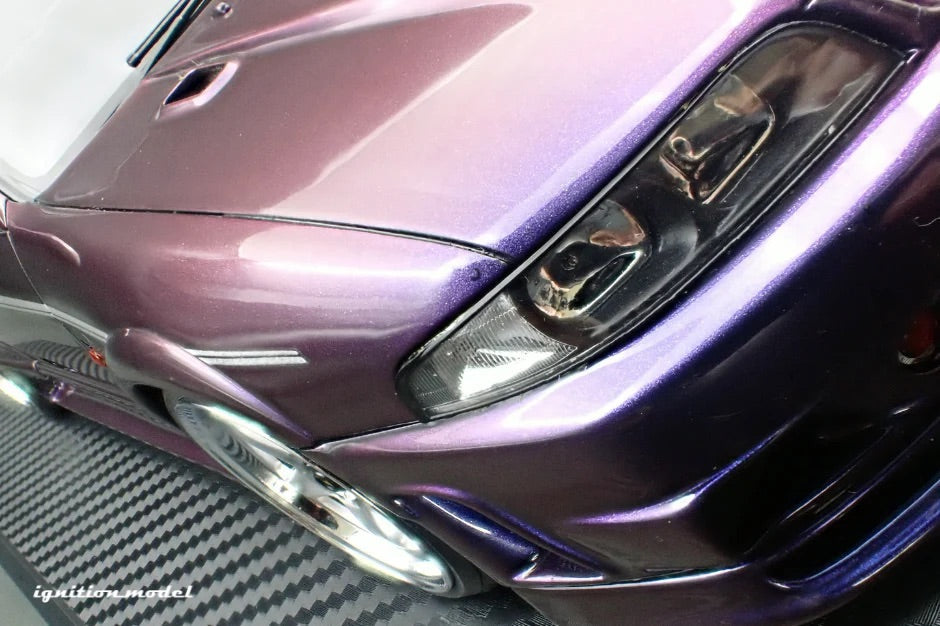 Ignition-Model Nissan Skyline GT-R 400r R33 (BCNR33) RHD Midnight Purple 1:18