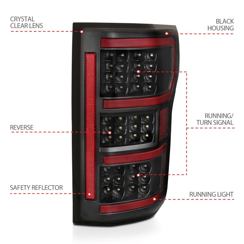 FR SPORT Anzo Led Taillights Black - View 5