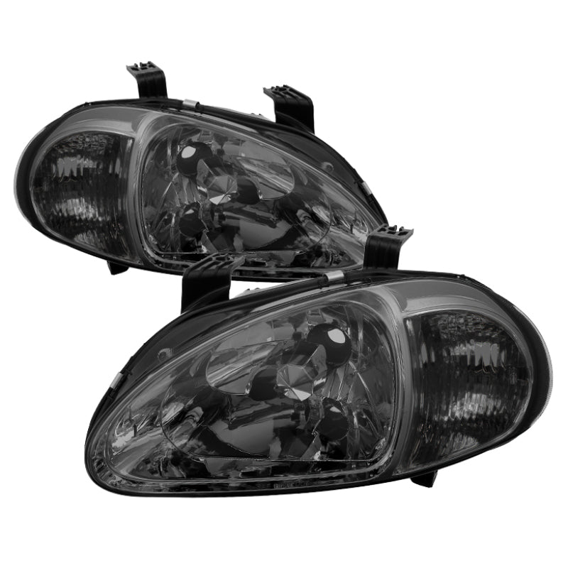 FR SPORT SPYDER Xtune Honda Del Sol 93-97 1Pc Crystal Headlights Smoke HD-ON-HDEL93-1P-SM 5013439...