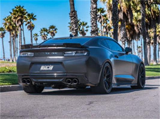FR SPORT Borla 2016-2018 Chevrolet Camaro SS AT/MT RWD Ceramic Black S-Type Exhaust (w/ Dual Mode...