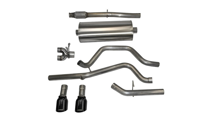 Corsa Performance 14 GMC Sierra/Chevy Silv 1500 Crew Cab/Short Bed 5.3L V8 Black Sport