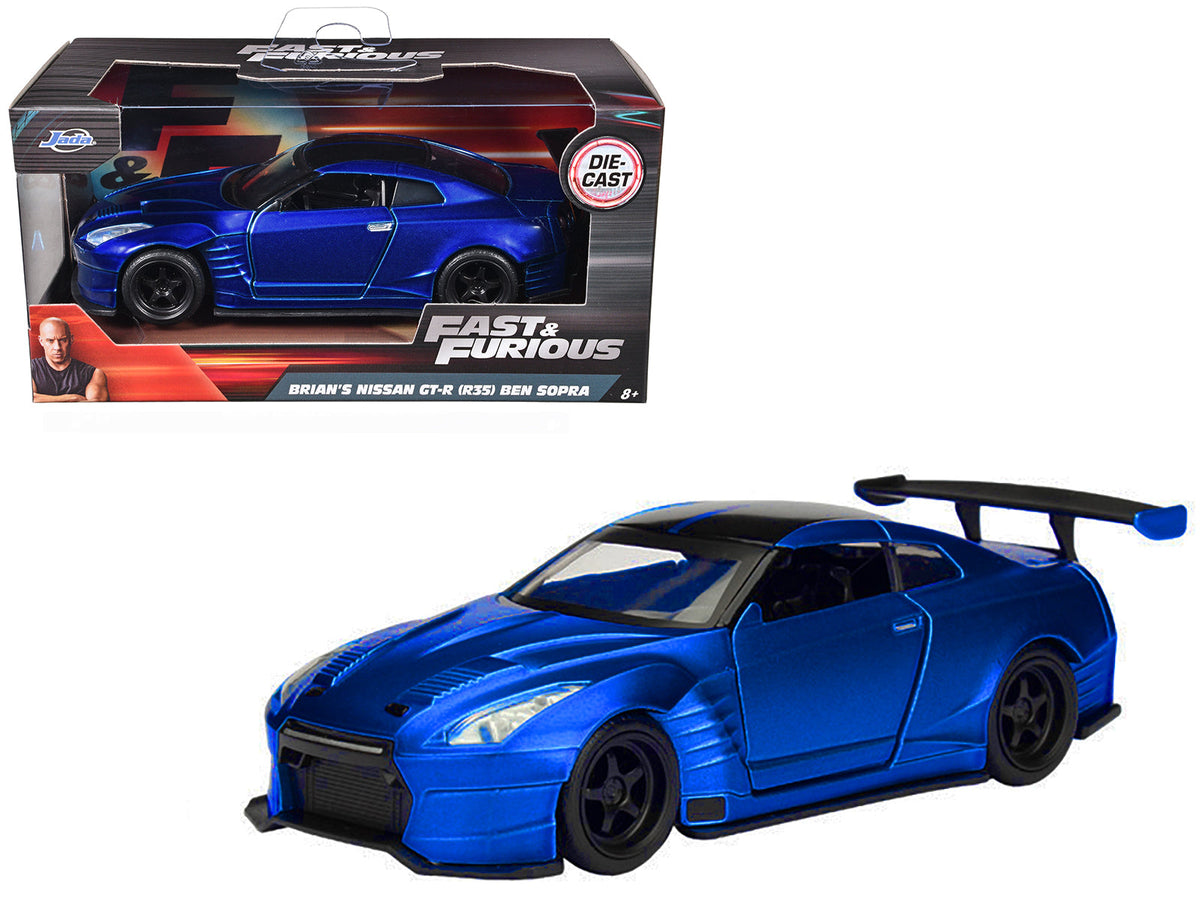 Rapid Vehicles Brian's 2009 Nissan GTR R35 Blue Ben Sopra "Fast & Furious" Movie 1/32 Diecast...