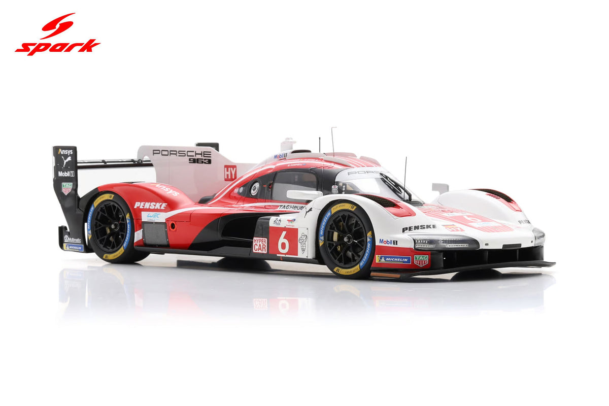 STM Diecast Spark Model Porsche 963 #6 Penske IMSA 2nd Le Mans 24hrs 2025 1:18 WITH DISPLAY - View 7