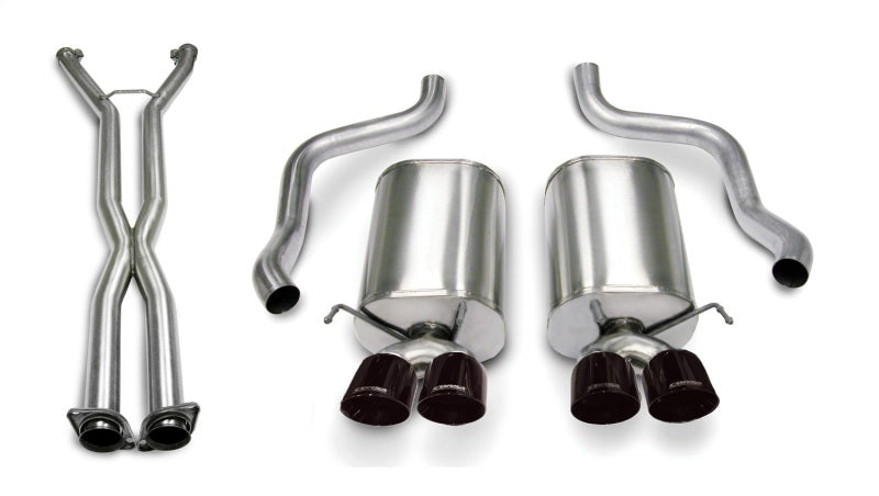 Corsa Performance 2.5" Dual Rear Exit Cat-Back Exhaust System with Twin 3.5" Tips