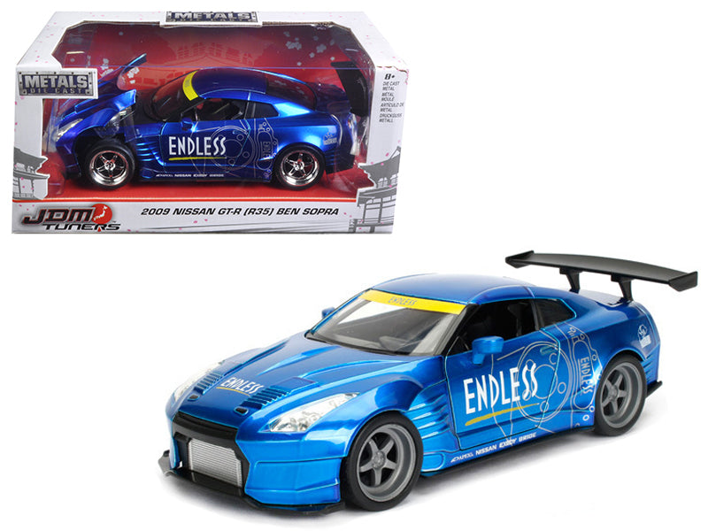 Rapid Vehicles 2009 Nissan GT-R (R35) Ben Sopra Blue JDM Tuners 1/24 Diecast Model Car  by Jada ...