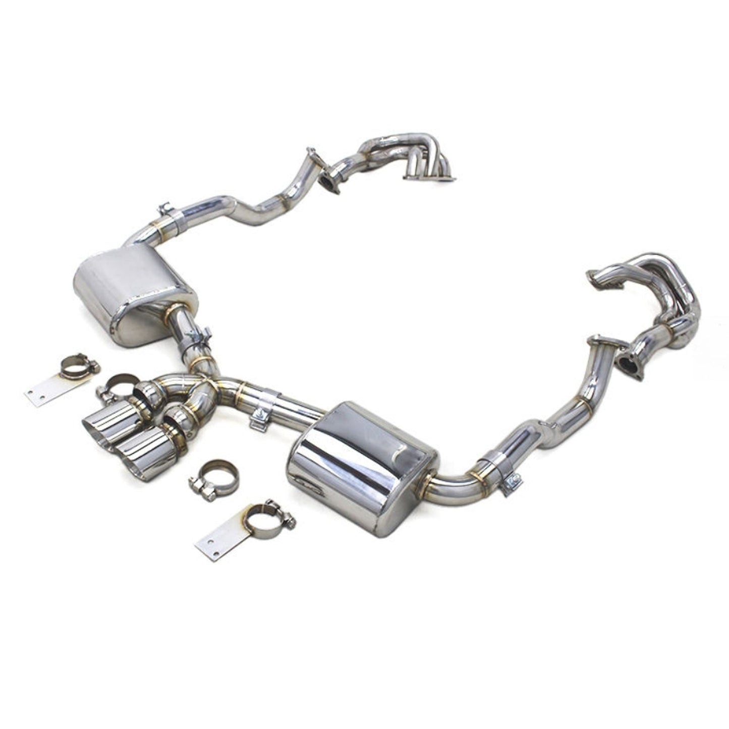 Stainless Valved Catback Exhaust for Porsche Boxster Cayman 981