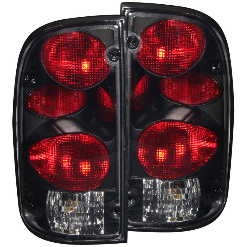 Anzo Smoked Black Euro Tail Lights 1995-2000 Toyota Tacoma