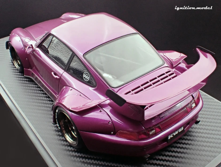 Ignition Model Porsche 993 RWB "Carmen" Purple Metallic 1:18