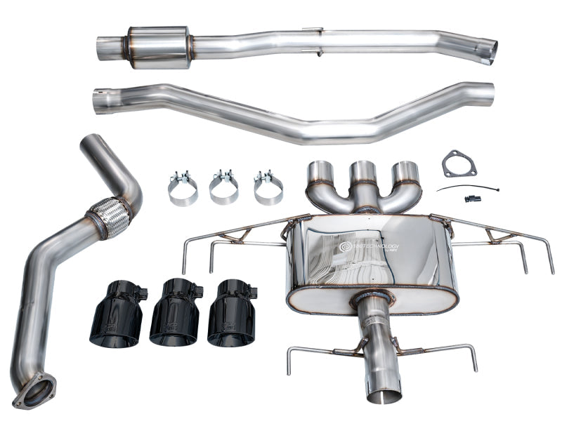 AWE Tuning 2024 Acura Integra Type S DE5 FWD Touring Edition Exhaust w/ Triple Diamond Black Tips 3015-53335