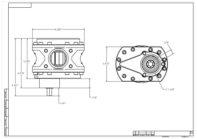 Aeromotive Fuel Pump, Spur Gear, 7/16 Hex, 1.550 Gear, 32gpm NITRO