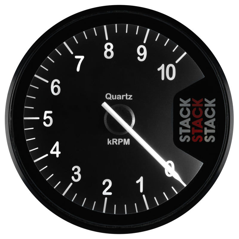 FR SPORT Autometer Stack Clubman Tachometer 80mm 0-10K RPM - Black ST200-010 - View 4