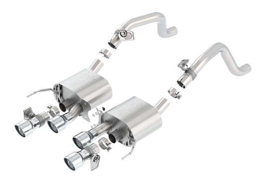 FR SPORT Borla 2014 Chevrolet Corvette C7 6.2L 8cyl ATAK Exhaust w/ NPP Dual Mode (rear section...