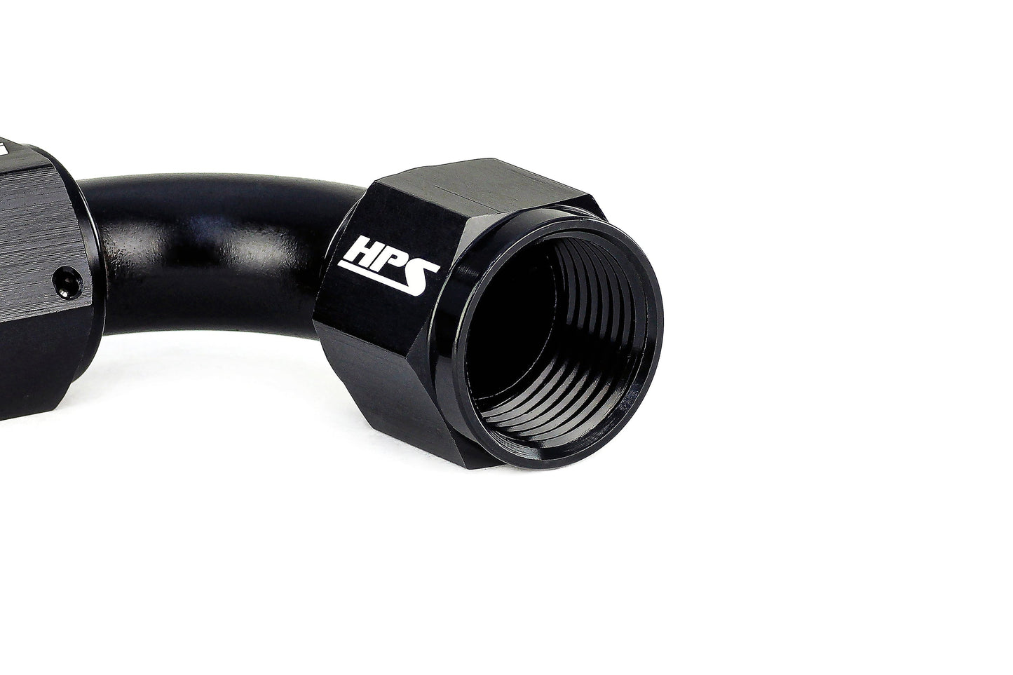 HPS Performance Products AN Female to Female Swivel Coupling Adapter, Aluminum, Black