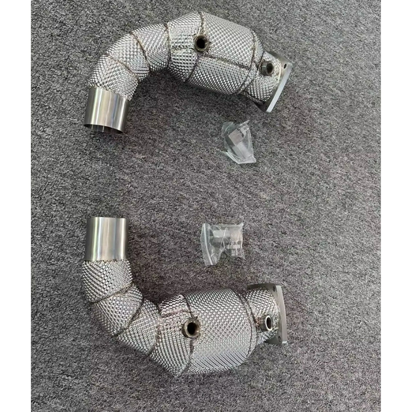 High Flow Catted 200 Cell Downpipes for Porsche 911 997.1 Turbo 3.6T