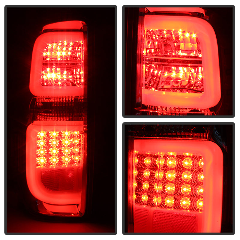 FR SPORT Spyder Toyota Tundra 2014-2016 Light Bar LED Tail Lights Red Smoke ALT-YD-TTU14-LED-RS...