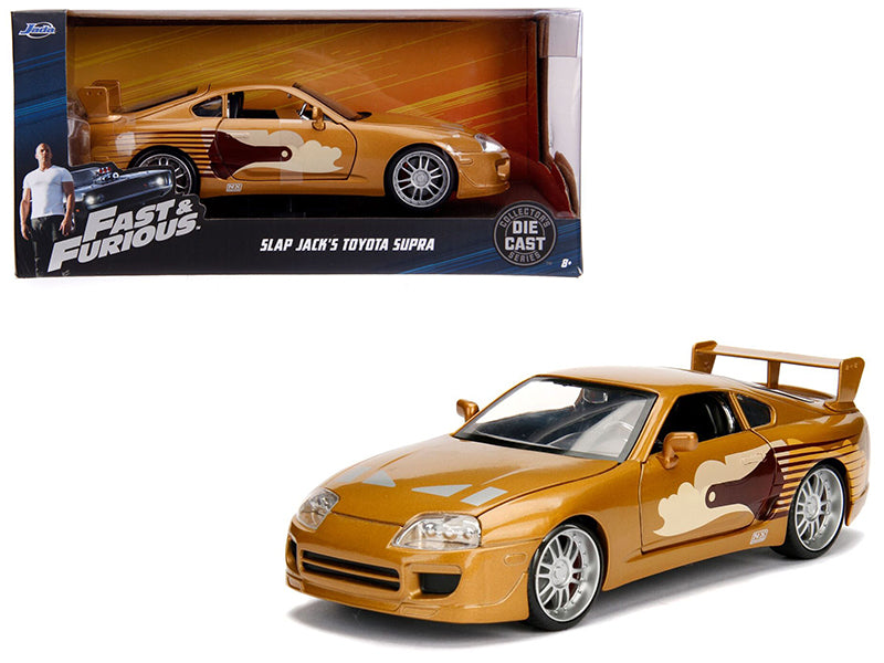 Rapid Vehicles Slap Jack's Toyota Supra Gold "Fast & Furious" Movie 1/24 Diecast Model Car by...