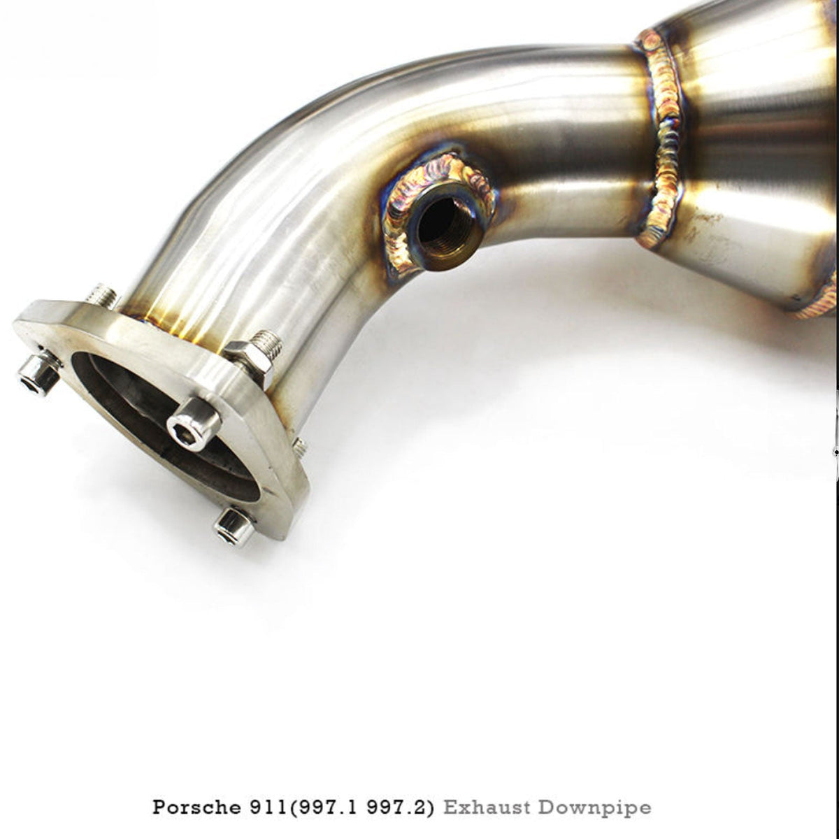 STRATEC SYSTEMS Catted Exhaust Header Downpipe for Porsche Carrera 911 997 997.1 997.2 - View 2