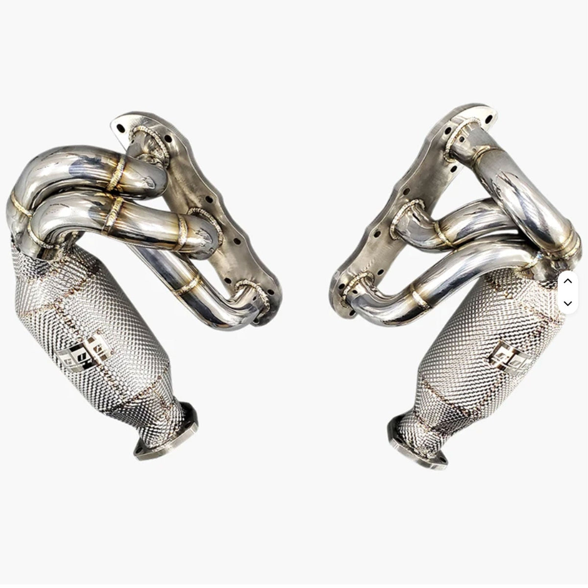 STRATEC SYSTEMS Catted Exhaust Manifold Long Tube for Porsche Carrera 911 997 997.1 997.2 3.6L 3.8L