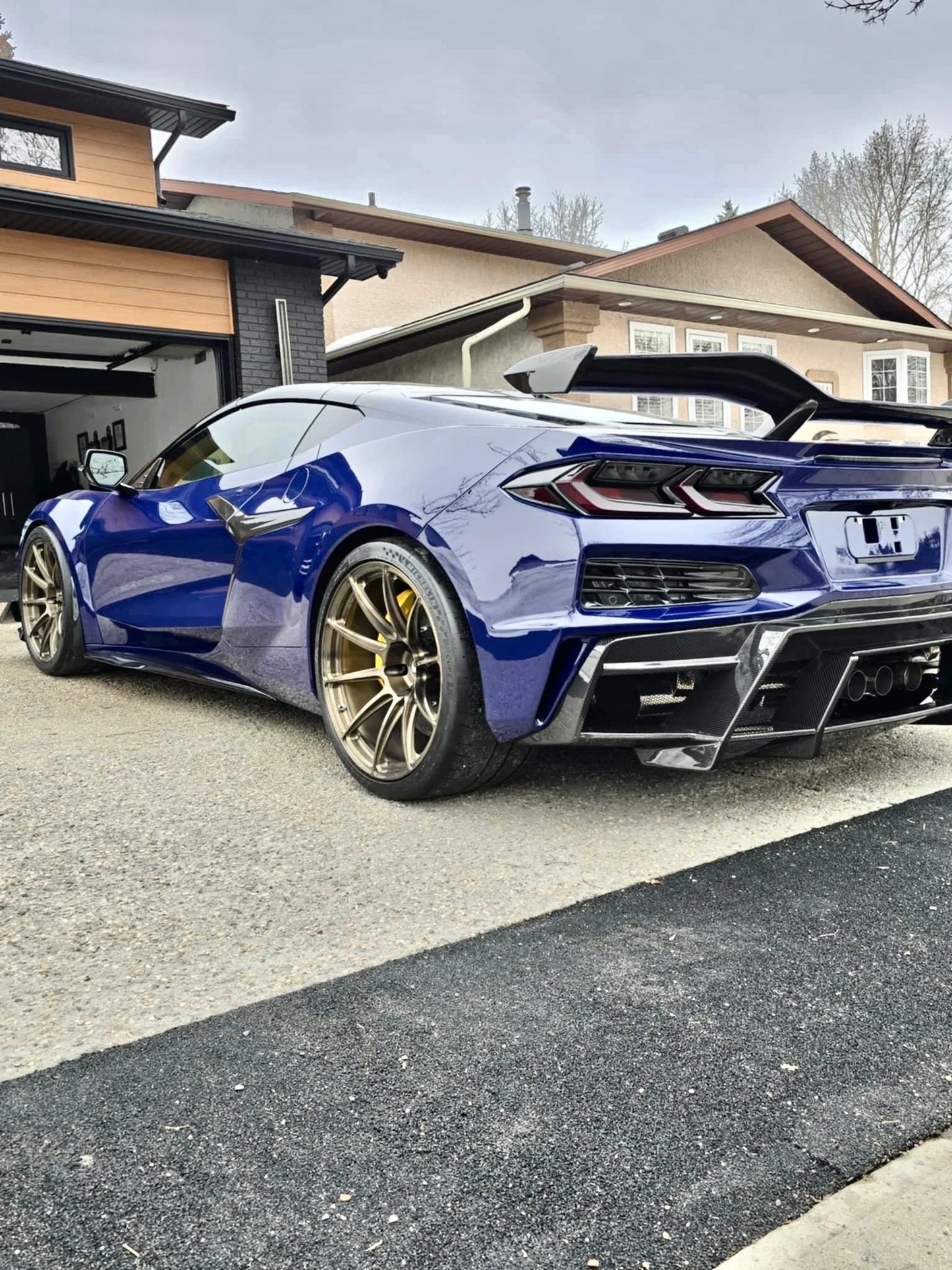 Z07R Rear Diffuser | C8 Z06/Eray/Stingray/ZR1/GS/GSX Fitment | 2x2 V Weave Carbon