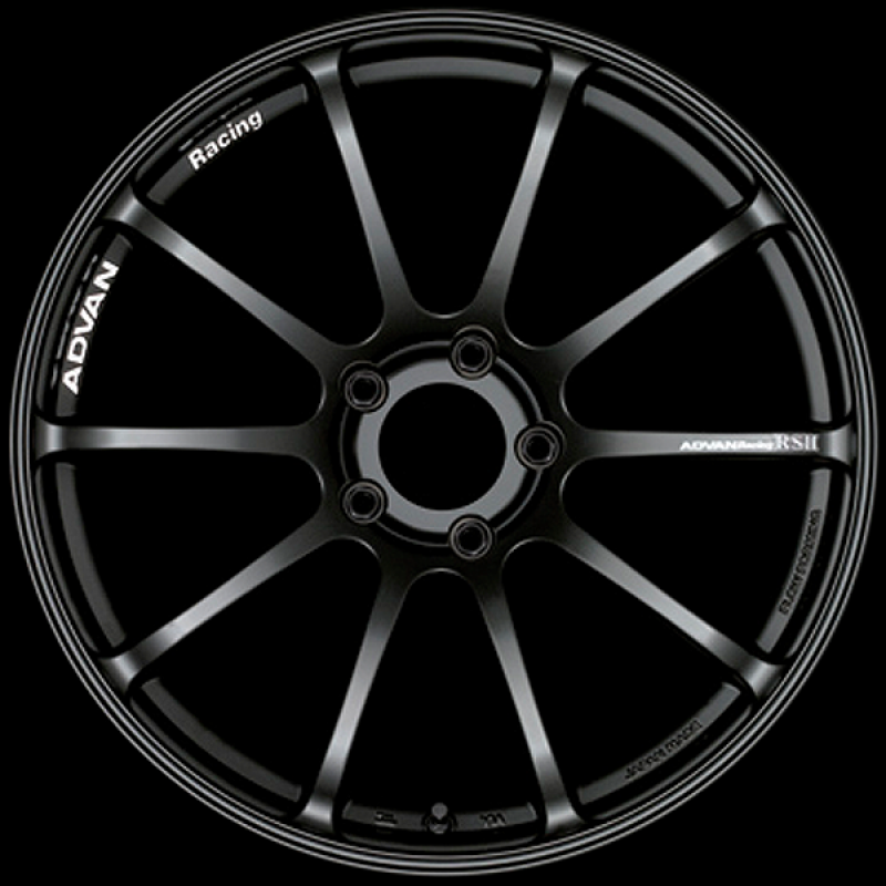 Advan RSII 17x8.0 / +35 Offset / 5x98 / 58mm Bore / Semi Gloss Black YAP7G35TSB