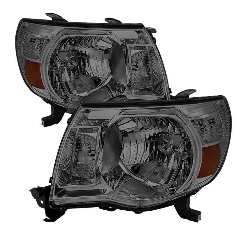 FR SPORT SPYDER Xtune Toyota Tacoma 05-11 Amber Crystal Headlights Smoke HD-JH-TT05-AM-SM 5073907