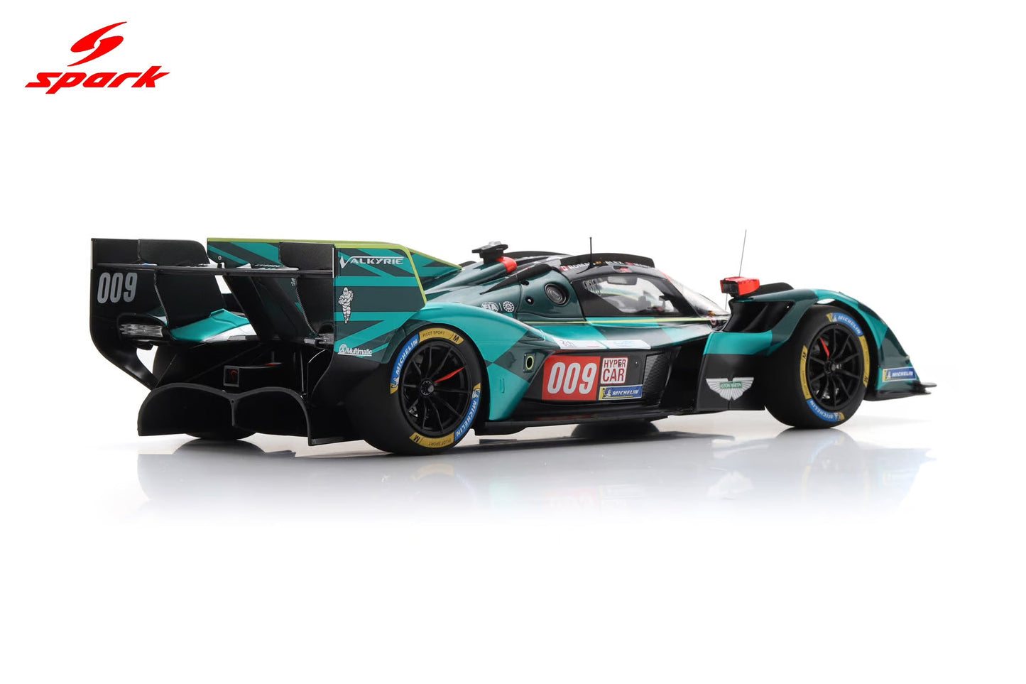 Spark-Model Aston Martin Valkyrie #009 Thor Team 24hr Le Mans 2025 Green 1:18