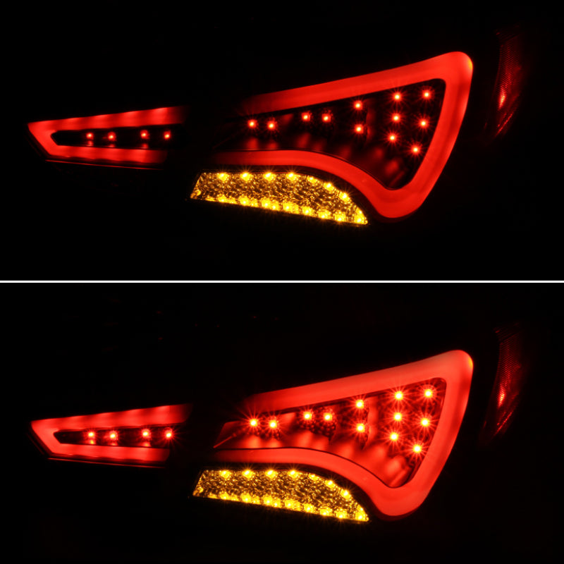 Spyder Hyundai Sonata 11-13 LED Tail Lights Light Bar Black ALT-YD-HYSON11-LED-BK 5075246