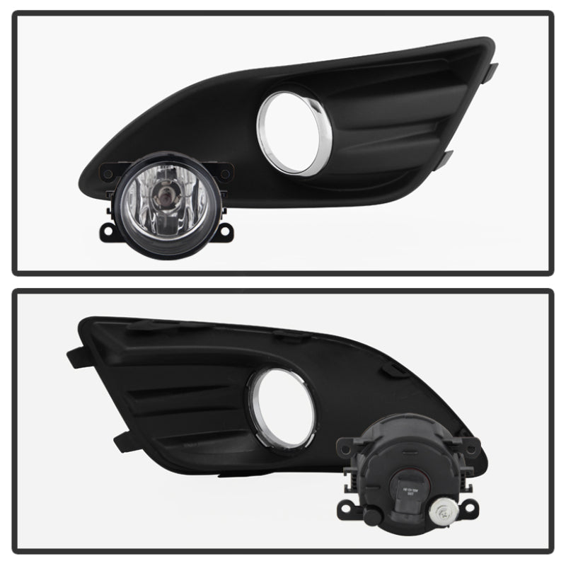 Spyder Ford C-Max 2013-2015 OEM Fog Light W/Universal Switch- Clear FL-FCMAX2013-C 5080332