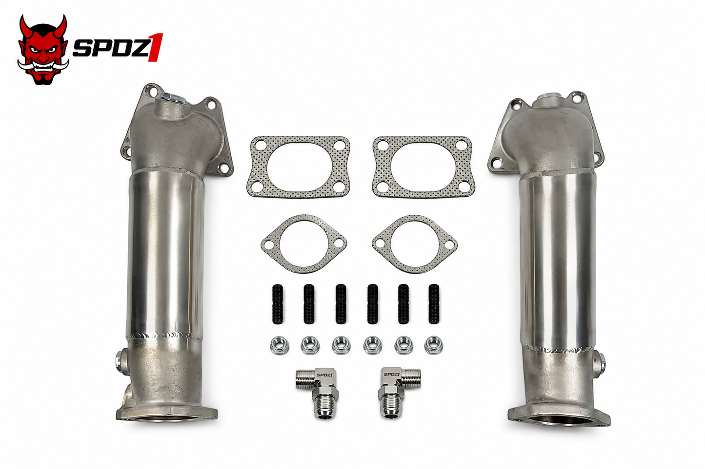 SPDZ1 Primary Cat Delete Test Pipes | 2004-2008 Acura TL & TL Type-S | J32A3 J35A8 | Catless Downpipe Kit