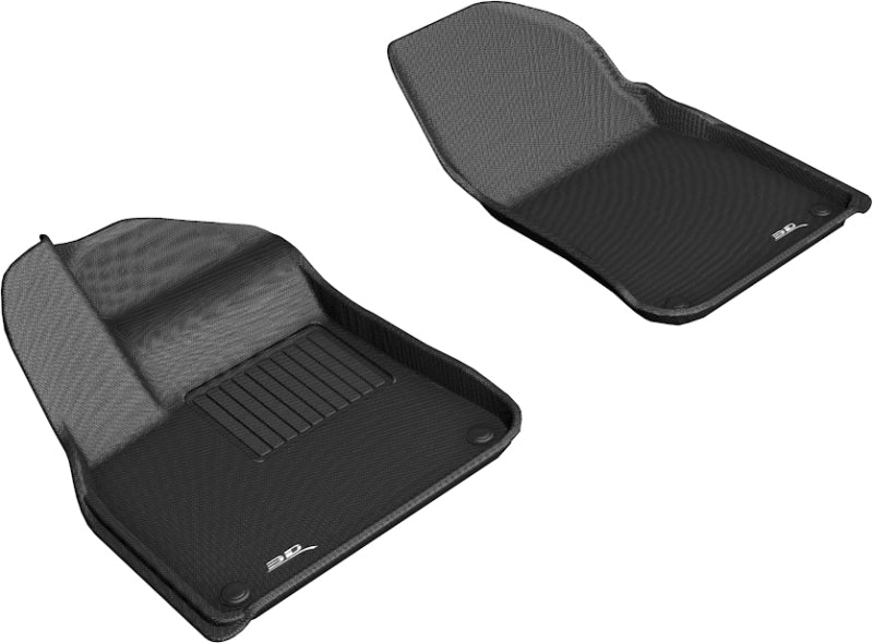 FR SPORT 3D MAXpider 2019-2019 Porsche Cayenne Kagu 1st Row Floormat - Black L1PO01911509
