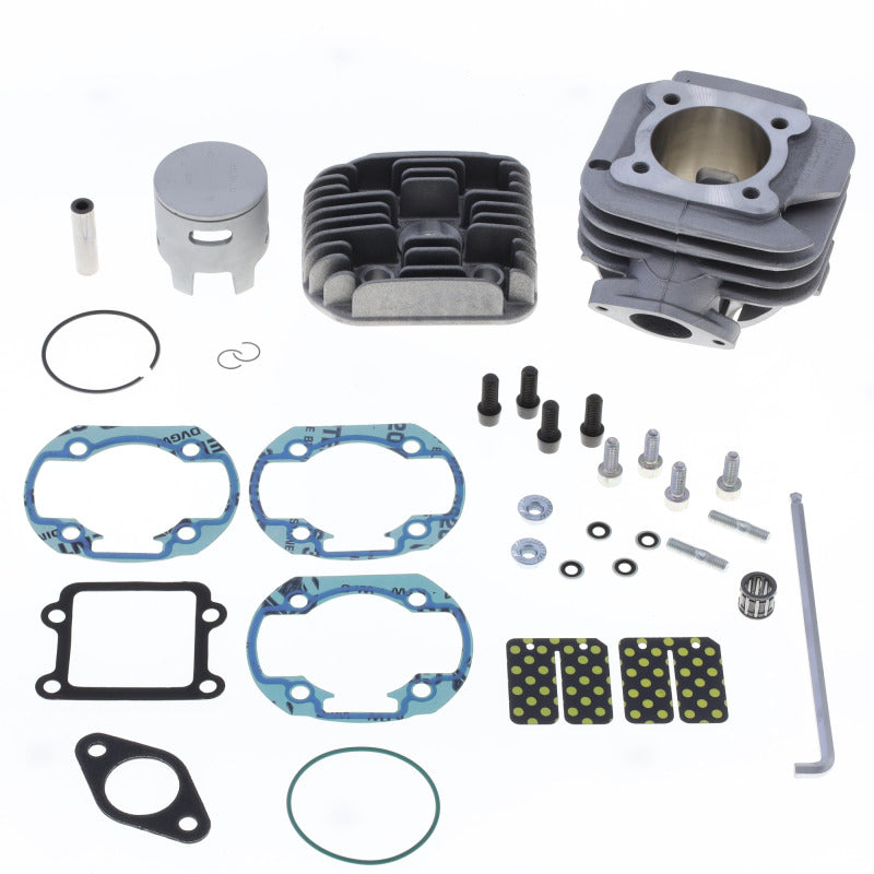 Athena Garelli SR 50 Bore 47.6mm Bore Pin 12mm Bore Flat Head Piston Big Bore Cylinder Kit w/Head P400485100090