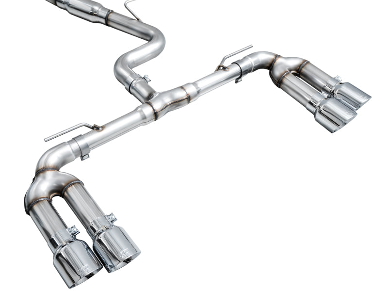 AWE Tuning AWE 22-24 Audi 8Y S3 Track Edition Exhaust  - Chrome Silver Tips 3020-42897