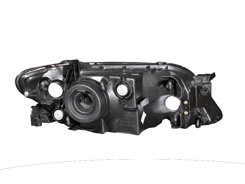 Anzo 2001-2003 Mazda Protege Crystal Headlights Black