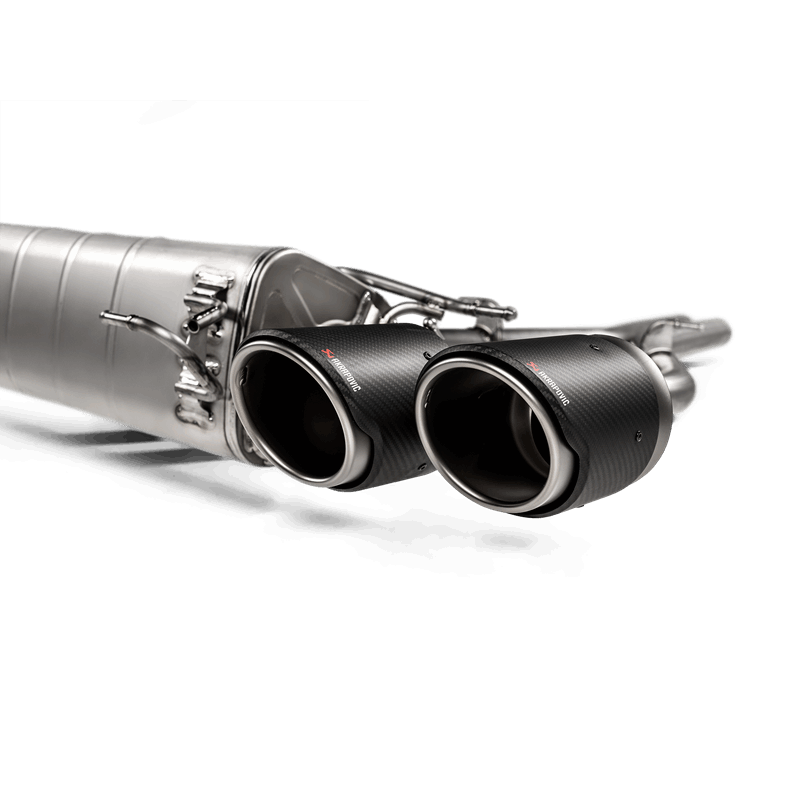 FR SPORT Akrapovic 2018+ Alfa Romeo Giulia Quadrifoglio Slip-On Line (Titanium) w/Titanium/Carbon...