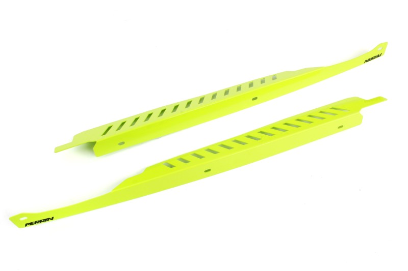 PERRIN Performance [11-14 WRX, 08-14 STI] Fender Shrouds  - Neon Yellow