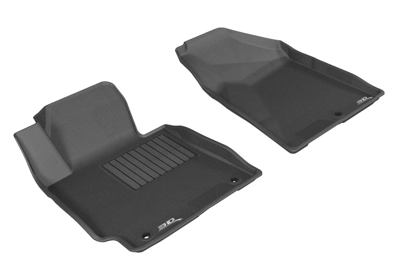 3D MAXpider 2014-2018 Kia Forte Kagu 1st Row Floormat - Black L1KA01711509