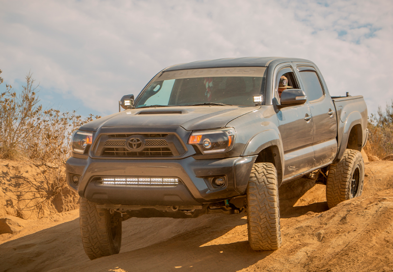 Cali Raised LED Cali Raised 05-15 Toyota Tacoma Low Profile Led Ditch Light Brackets Kit - Brackets W/ No Switch CR2863
