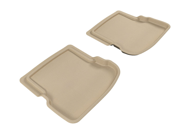 3D MAXpider 1998-2010 Volkswagen BeeTLe Kagu 2nd Row Floormats - Tan L1VW00521502
