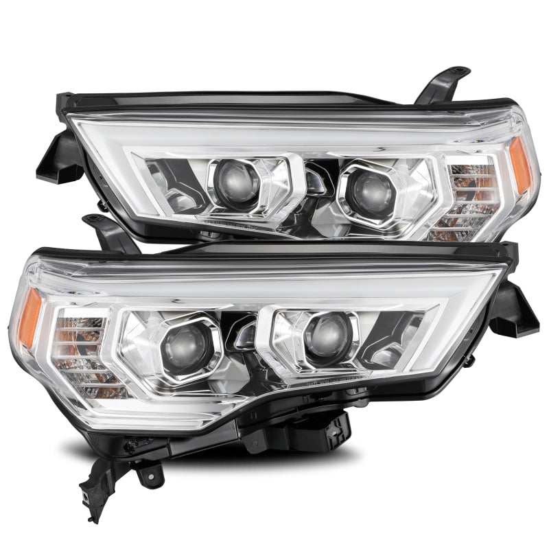 AlphaRex 14-20 Toyota 4Runner PRO-Series Projector Headlights Plank Style Chrm w/Sequential Signal 880731 *Discontinued