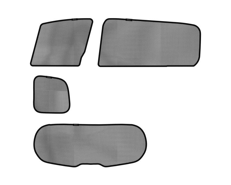 3D MAXpider 2012-2015 Mazda Mazda5 Black Sun Shades - Complete Set S1MZ0390