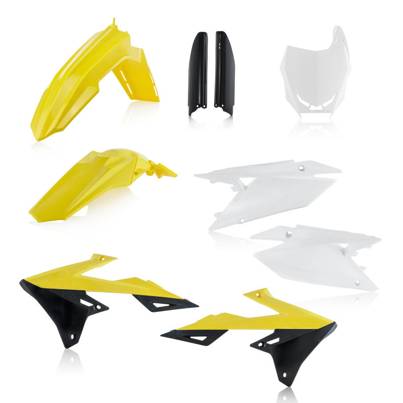 Acerbis 18+ Suzuki RMZ250/ RMZ450 Full Plastic Kit - Original 18 2686555909