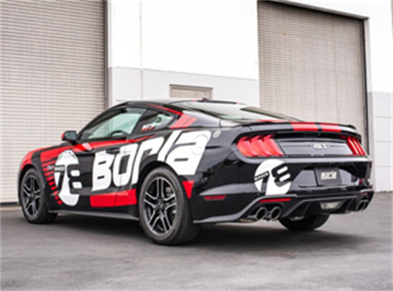 FR SPORT Borla 2018 Ford Mustang GT 5.0L AT/MT 2.5in S-Type Exhaust w/ Valves (Rear Section Only)...