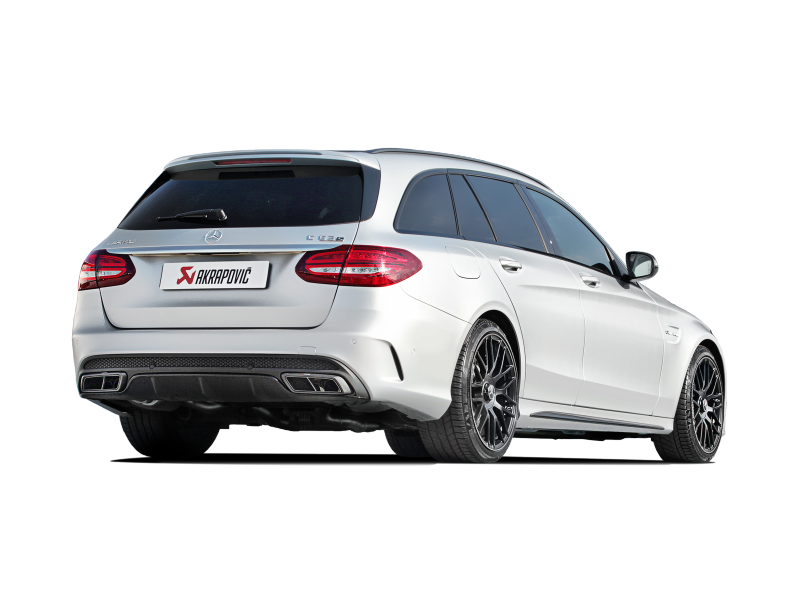 FR SPORT Akrapovic 15-17 AMG C63 Estate Evolution Line Cat Back (Titanium) w/ Carbon Tips (Req....