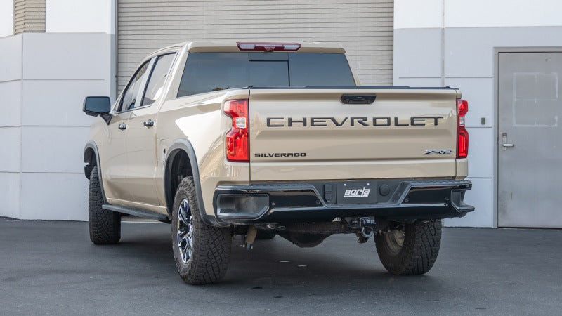 FR SPORT Borla 22-23 Chevrolet Silverado 1500 ZR2 & AT4X 6.2L CC SB 147.5in WB S-Type Cat-Back...