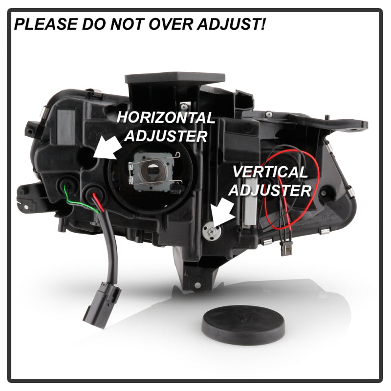 Spyder Chevy Camaro 16-18 (Do Not Fit Halogen) Projector Headlights Chrome PRO-YD-CCAM16HIDSI-SEQ-C 5087386