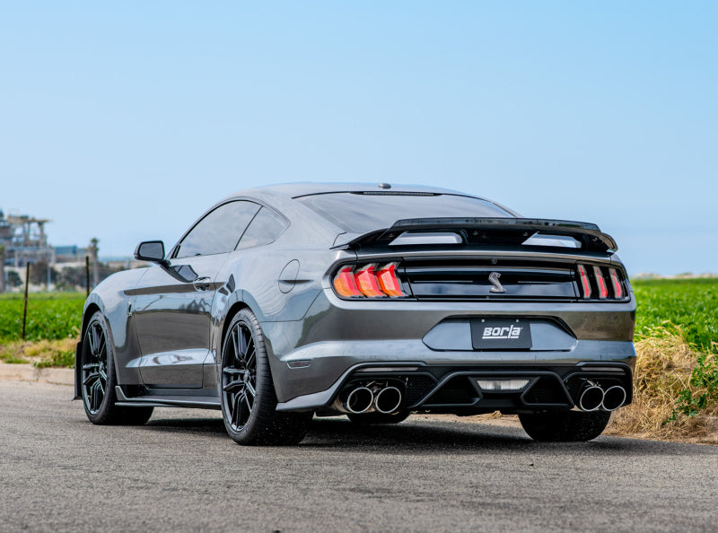 Borla 2020 Ford GT500 5.2L AT 3in ATAK CatBack Exhaust w/ Chrome Tips 140837